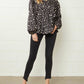 Entro - Leopard & Babydoll Blouse