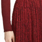 Alice + Olivia - Floral Lace Pleated Midi Skirt