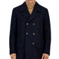 Michael Kors Men's Classic Fit Double-Breasted Wool Blend Peacoats
