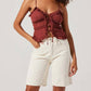 Astr - Bea Tie-front Top