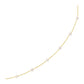 14k Yellow Gold Necklace with White Pearls