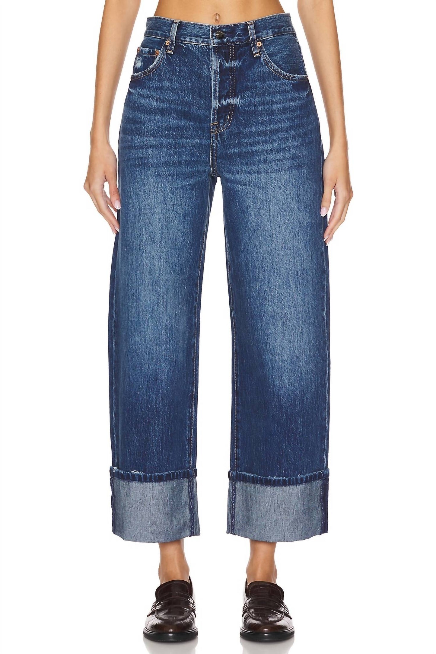 Pistola - Ryder High Rise Cuffed Straight