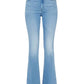 Mother - Weekender Mid Rise Flare Frayed Hem Jeans