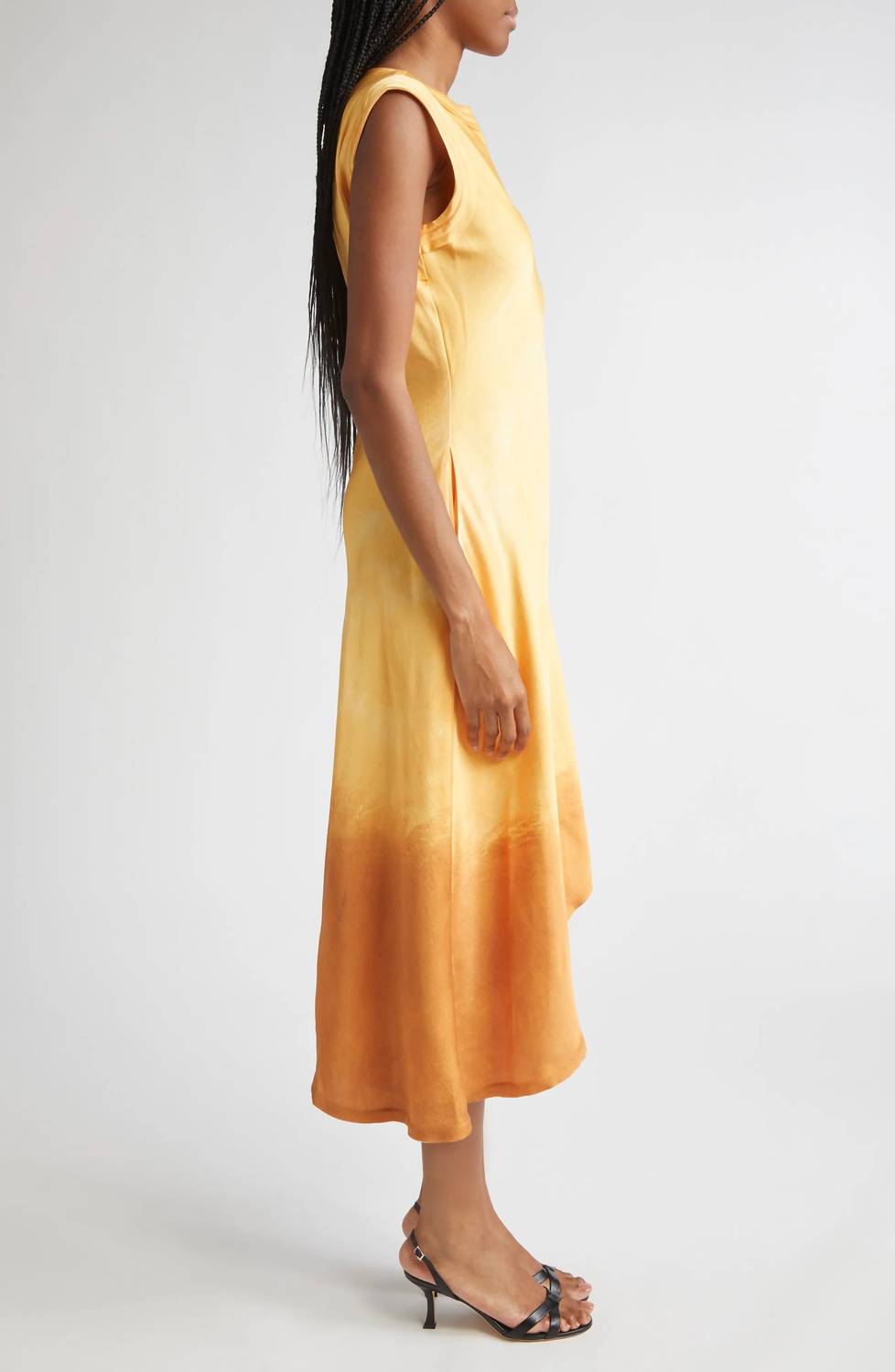 Jason Wu - Smudged Canvas Asymmetrical Dress