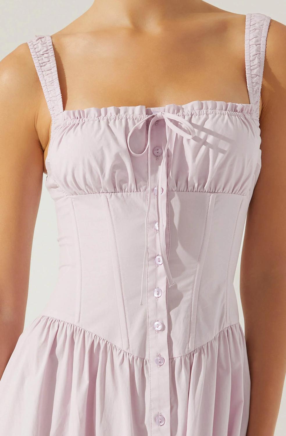 Astr - Temperance Tiered Milkmaid Maxi Dress
