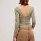 Free People - Duo Corset Long Sleeve Top