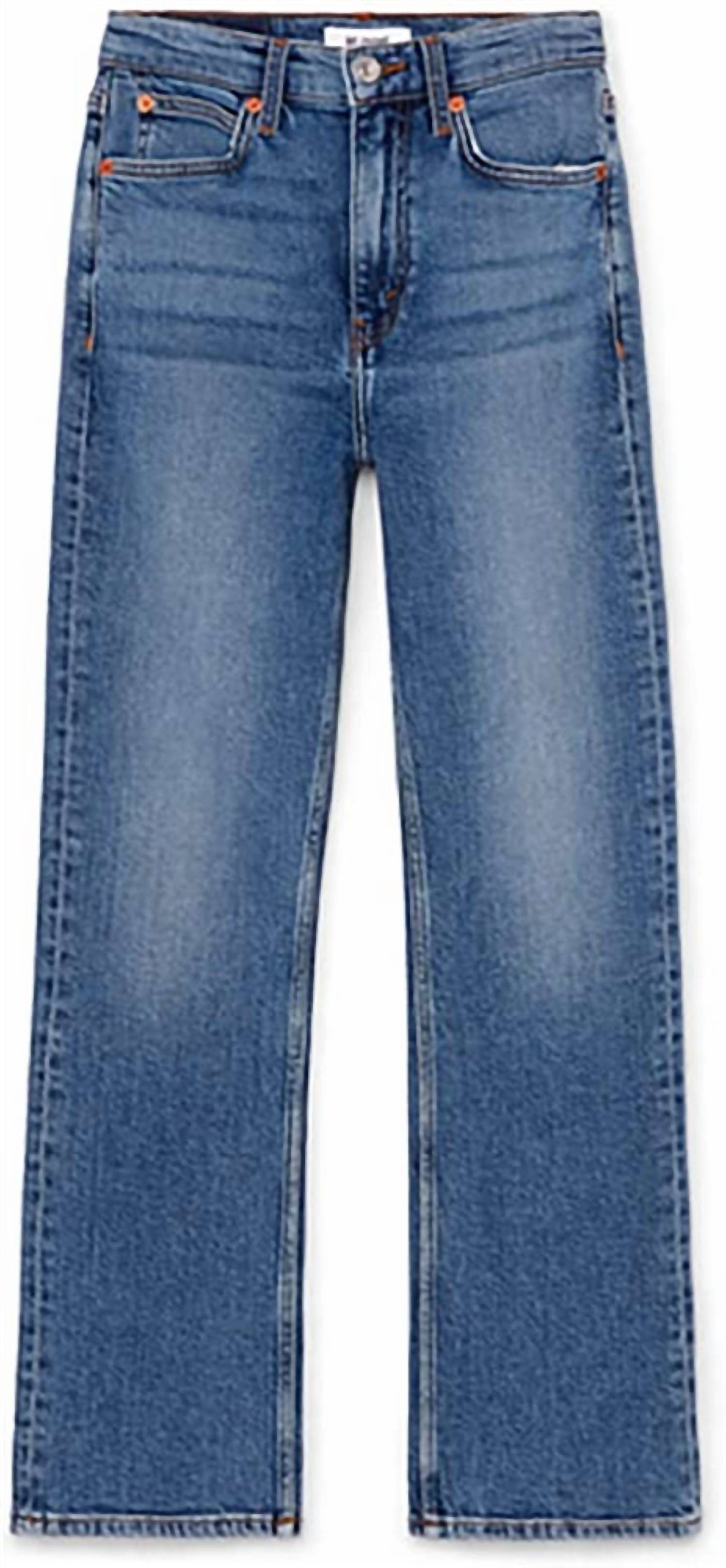 Re/Done - Women Mid 70s Crop Boot Cut Jeans