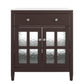 Bathroom Vanity With Ceramic Sink, Adjustable Shelf & Tip Out Tray