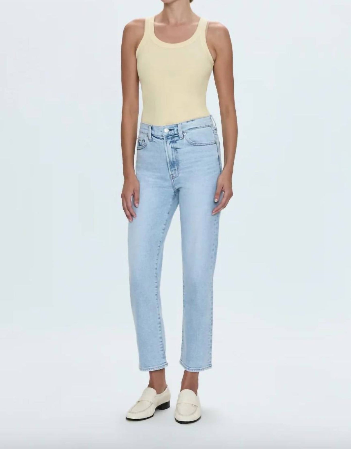 Pistola - Women's Charlie High Rise Classic Straight Ankle Jean