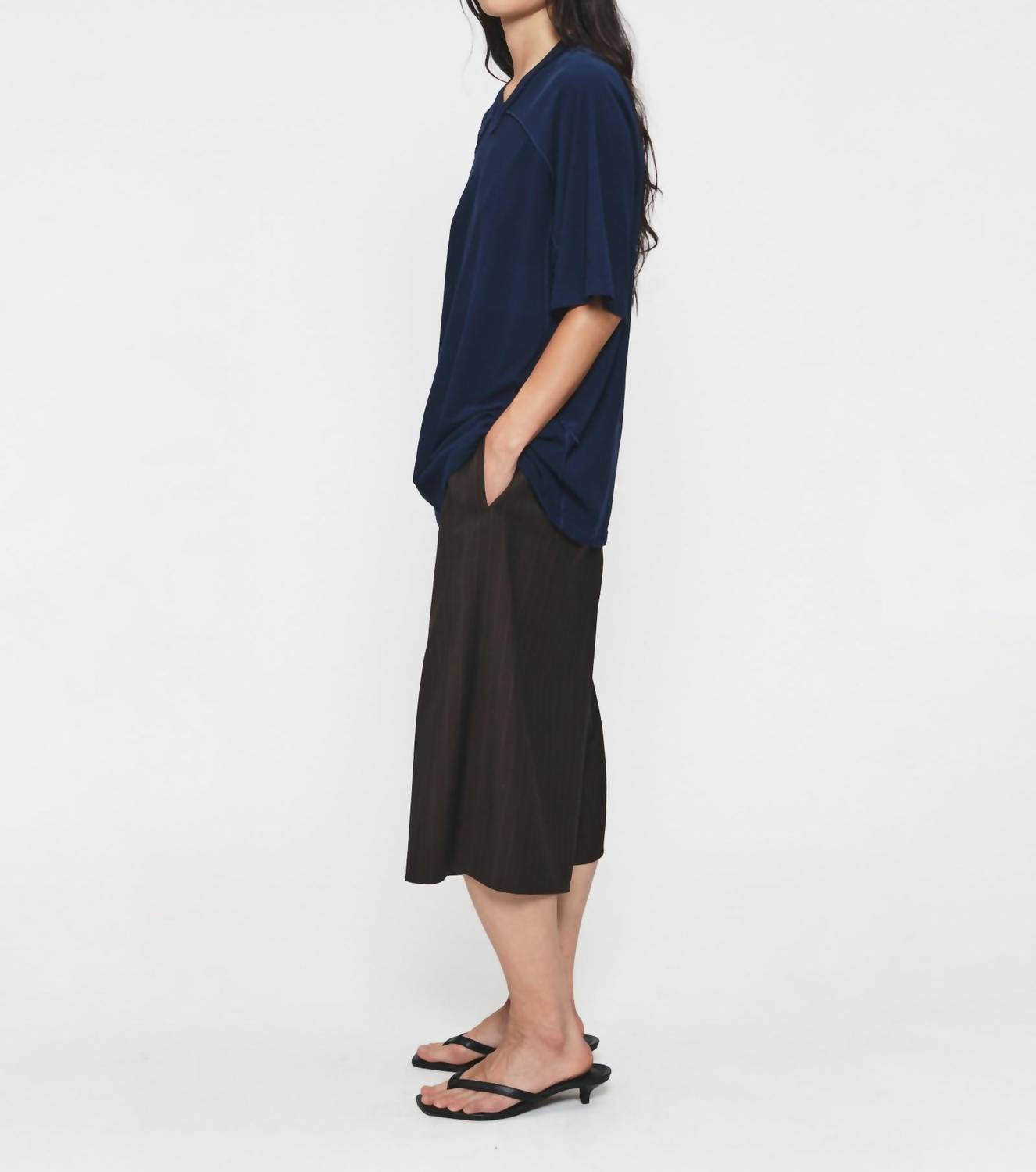 6397 - Inside Out V-neck Top