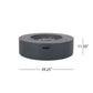 Modern Lightweight Concrete Outdoor Circular Fire Pit 50,000 BTU