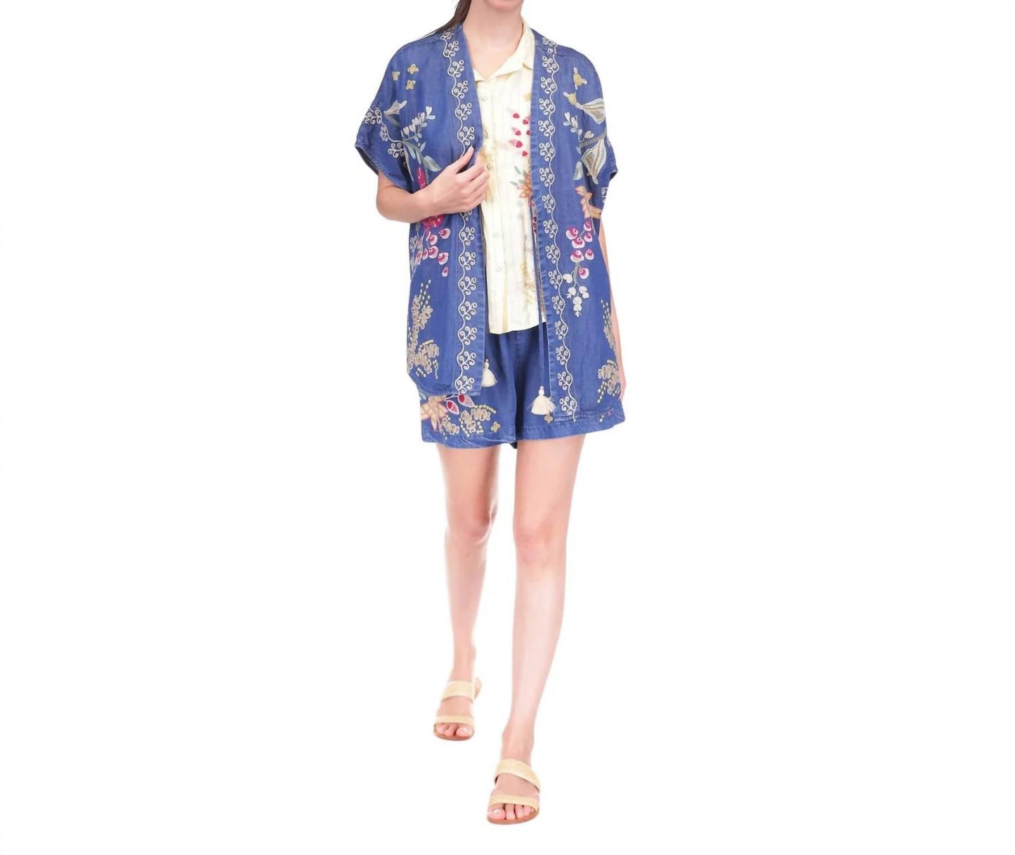 Johnny Was - Drawstring short sarai