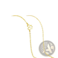 24k Gold Ouroboros Dragon Infinity Pendant Necklace