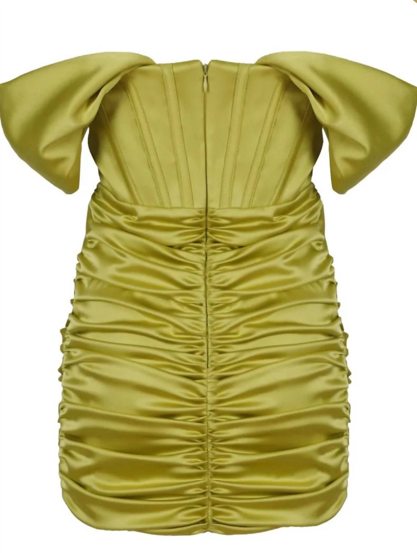 Gigiis - Lydia Satin Mini Dress