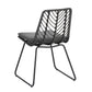 DEJA Chair 2PCS with 2 Cushions, Gray
