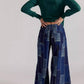 Free People - Patches Wide Leg Flare Jeans