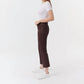 Atm - LEATHER CROPPED FLARE PANT