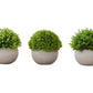 5" Tall Artificial Plant Grass - Set of 3