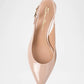 Santoni - Women's Audrey Patent Kitten Slingback Pumps