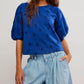 Free People - Jessie Eyelet Tee
