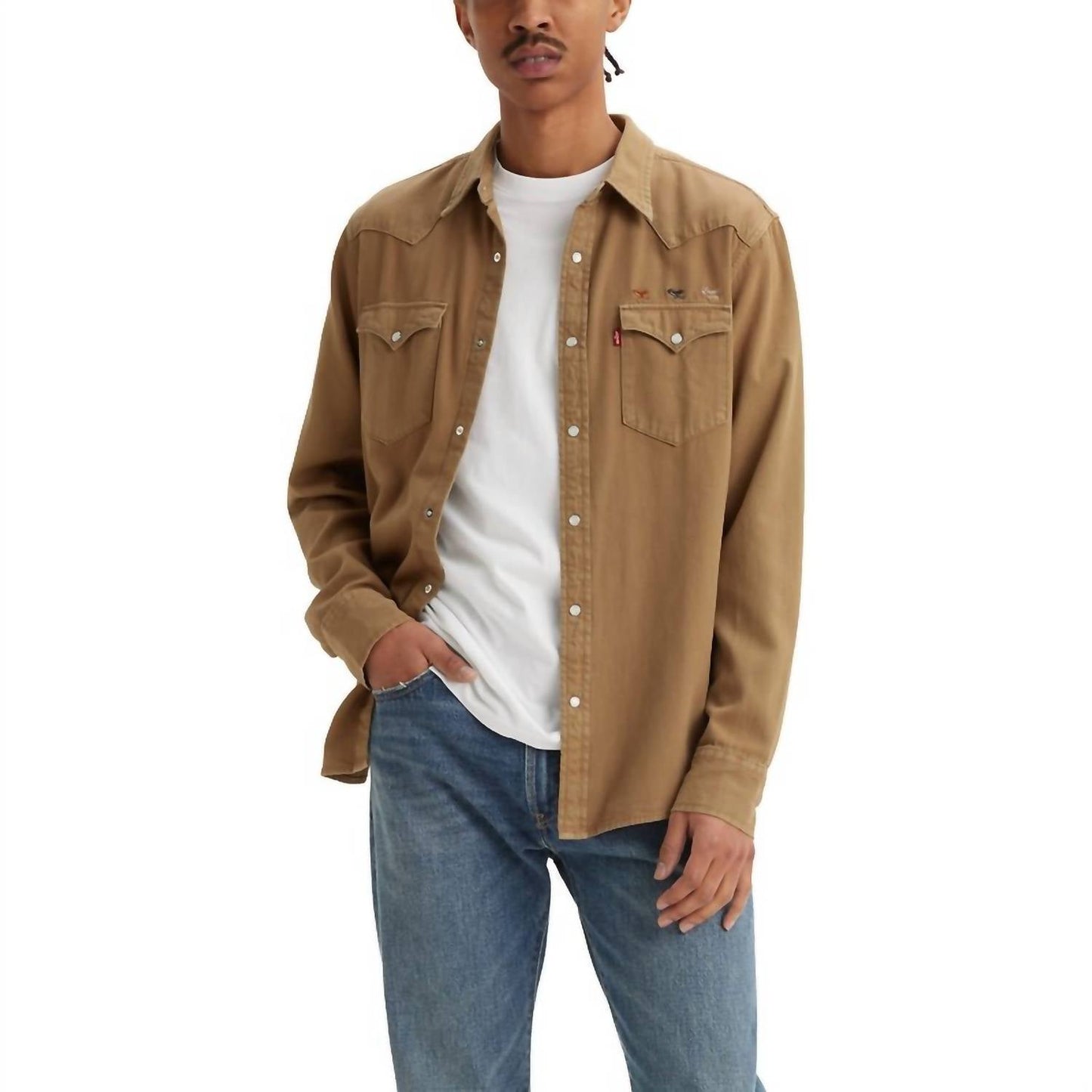 Levi'S - क्लासिक वेस्टर्न आर्लो लॉन्ग स्लीव शर्ट