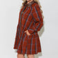 Thml - Plaid Button Up Dress