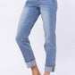 Judy Blue - Hi Waist Vintage Wash Boyfriend Jeans