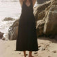 A.Ren - Eleonie Linen V-neck Sleeveless Dress