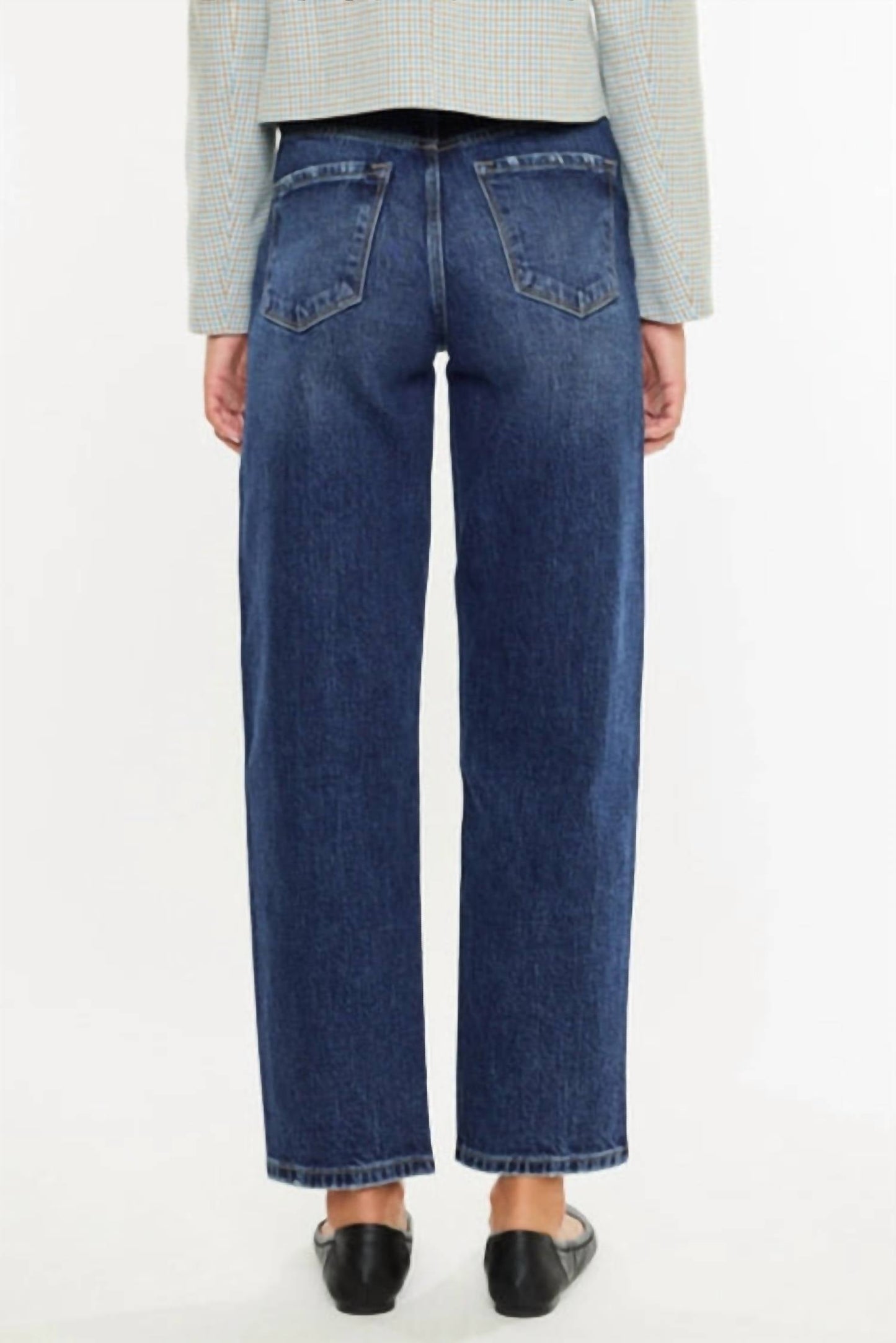 Kancan - High Rise Slim Barrel Jeans