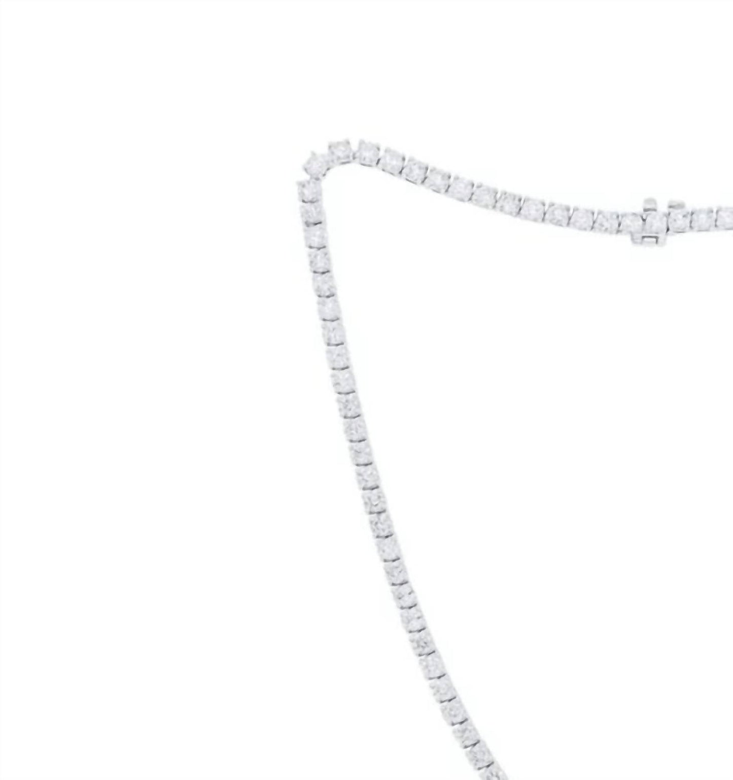 Diana M Jewels - 5.45 Cts Lab Grown Diamond Tennis Necklace