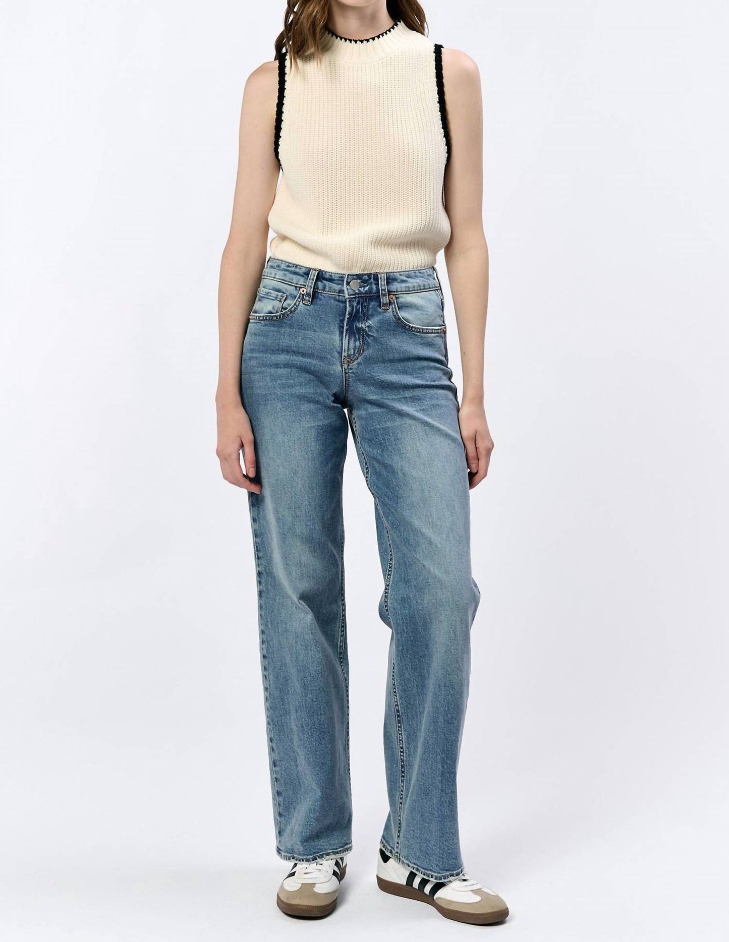 Dear John Denim - Taylor Mid-high Rise Straight Jean
