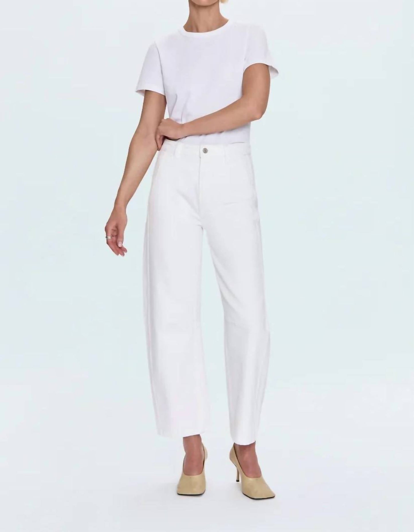 Pistola - Beau Bowed Straight Jeans