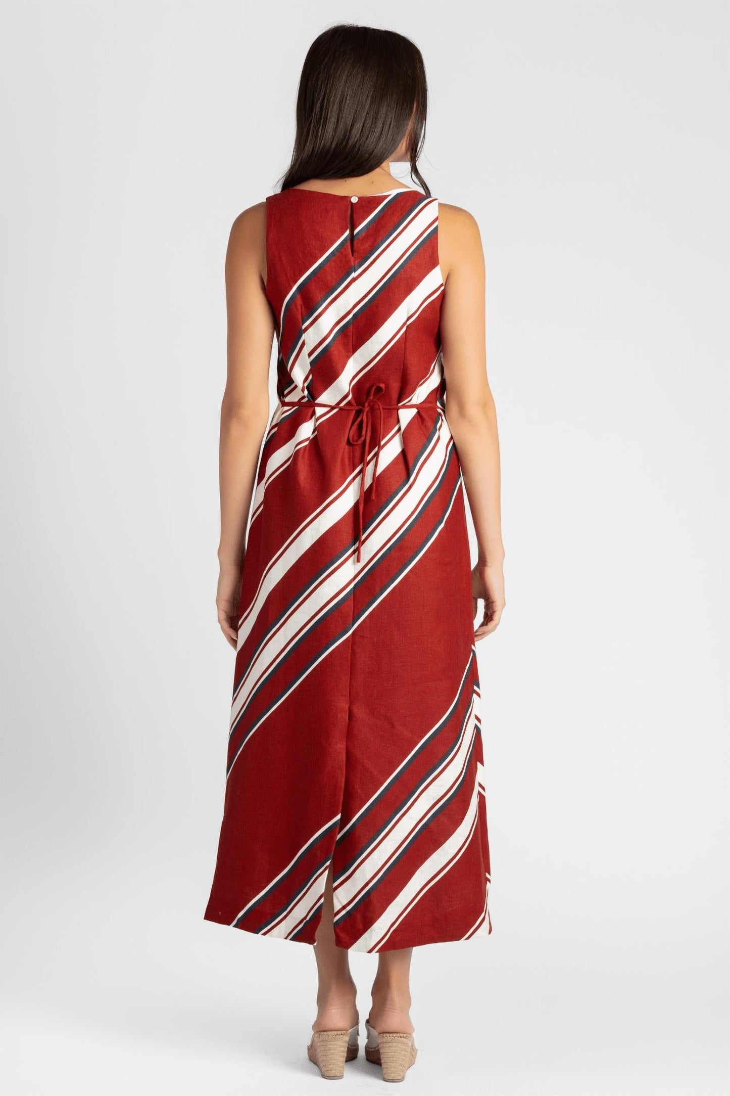 Faithfull The Brand - Women's Taylor Striped Midi Dress