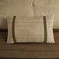 7 Piece Faux Suede Comforter Set Natural Queen