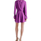 Steve Madden - Farron V-neck Long-sleeve Ruffle Dress