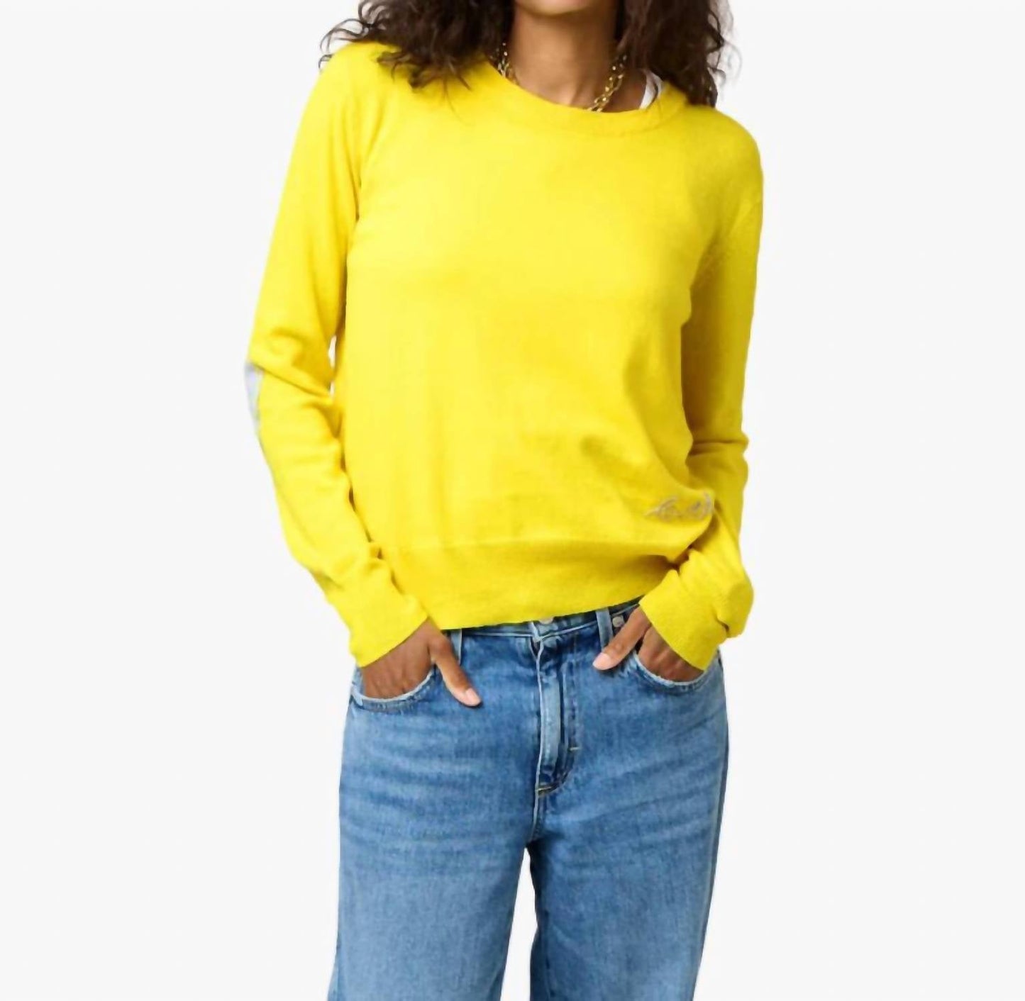 Kerri Rosenthal - Patchwork Cotton Pullover Sweater