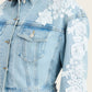Generation Love - Valex Lace Combo Denim Jacket