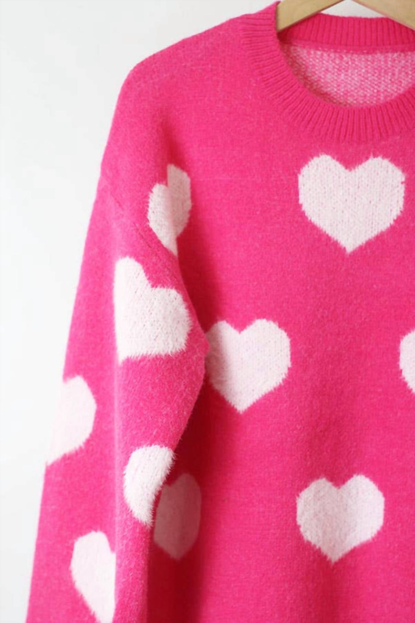 Esley Collection - Women's Heart Sweater