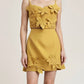 Sundayup - Floral Applique Top & Skirt Set