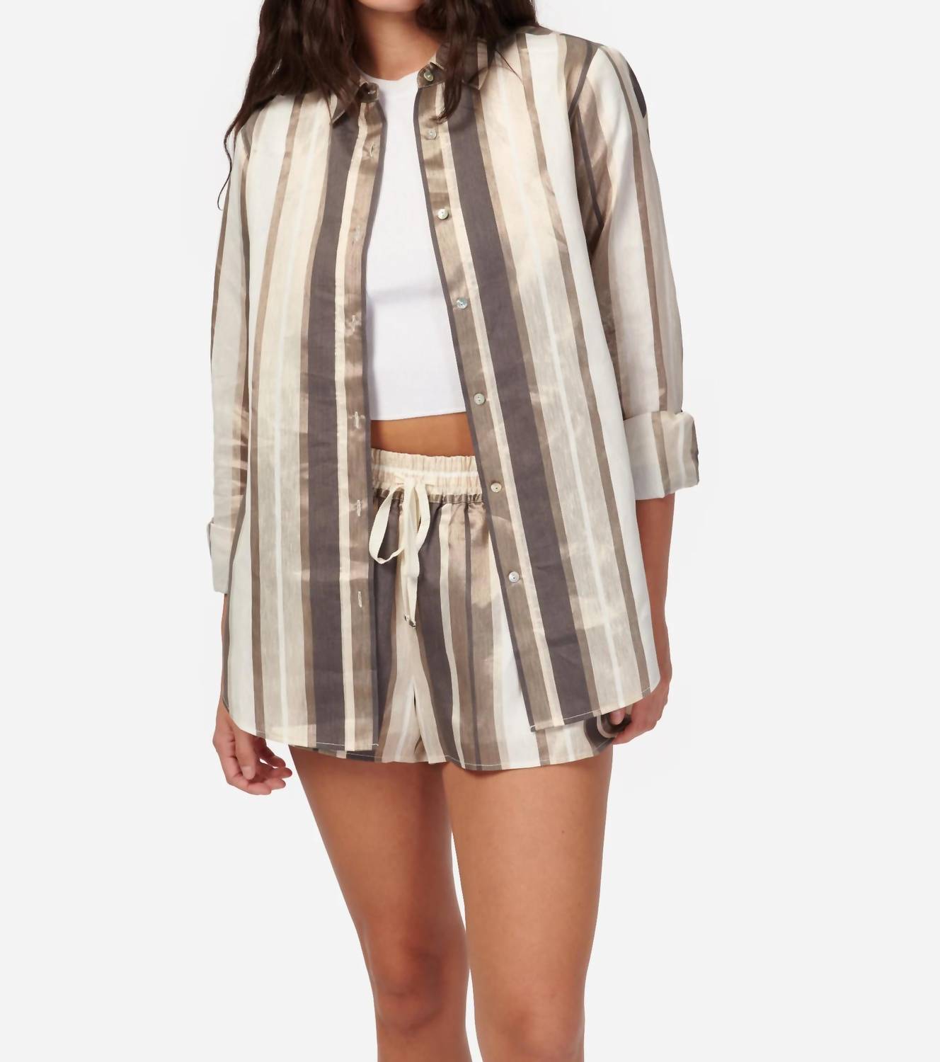 Cami Nyc - Malta Metallic Linen Top