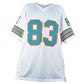 NFL Miami Dolphins Mark Clayton #83 Autographed Signed Jersey Replica White