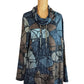 L. Hamrick - Women's Drawstring Cowl Neck Pullover Top