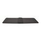 BalanceFrom Fitness GoYoga+ 71x24in Exercise Yoga Mat w/Knee Pad & Strap, Black