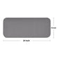BalanceFrom Fitness GoYoga+ 71x24in Exercise Yoga Mat w/Knee Pad & Strap, Gray