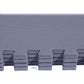 BalanceFrom Fitness 144 Sq Ft Interlocking EVA Foam Exercise Mat Tiles, Gray