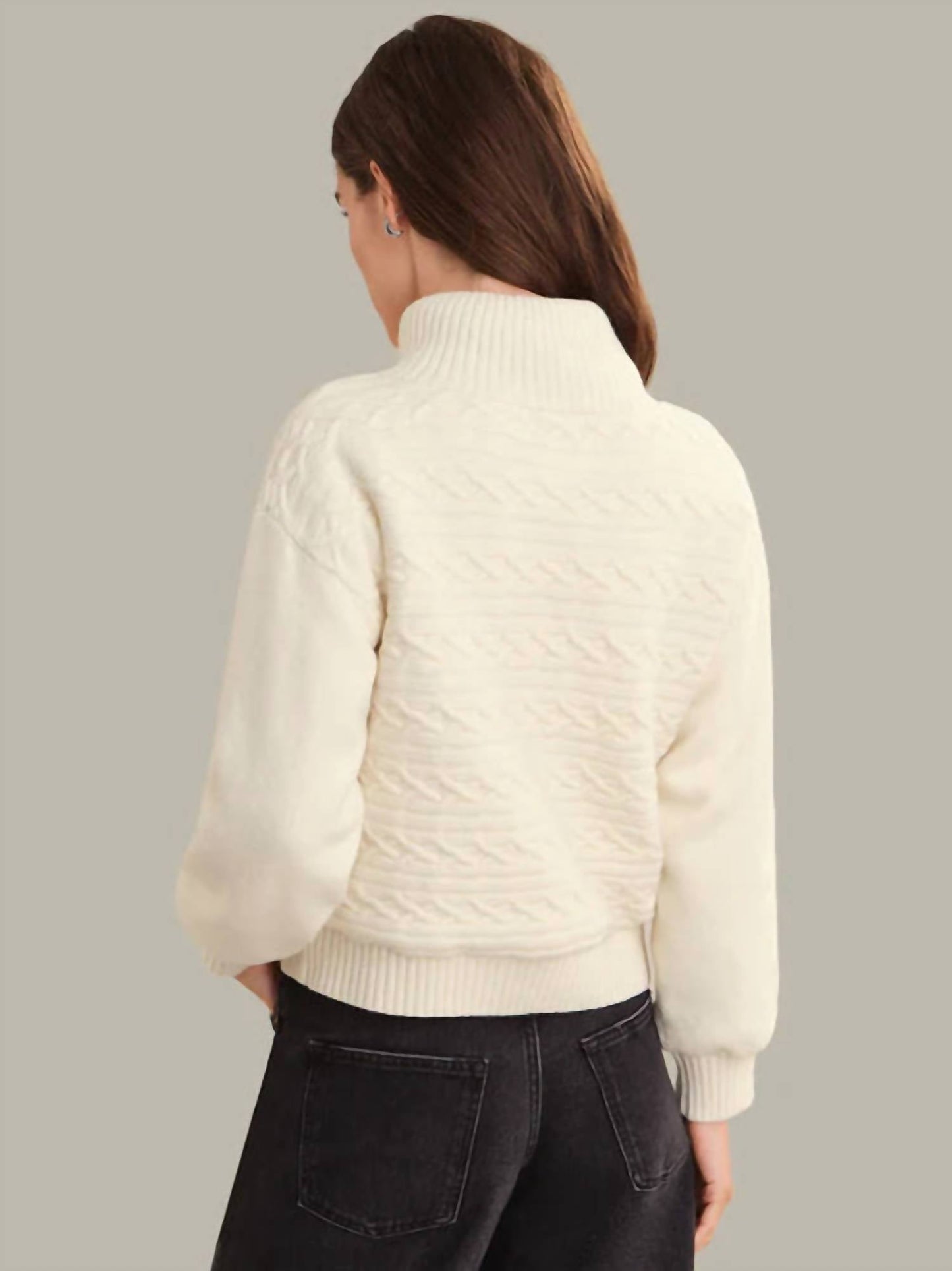 525 America - Addison Cable Knit Puffer Jacket