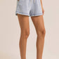 जेड सप्लाई - गैल निट डेनिम शॉर्ट्स