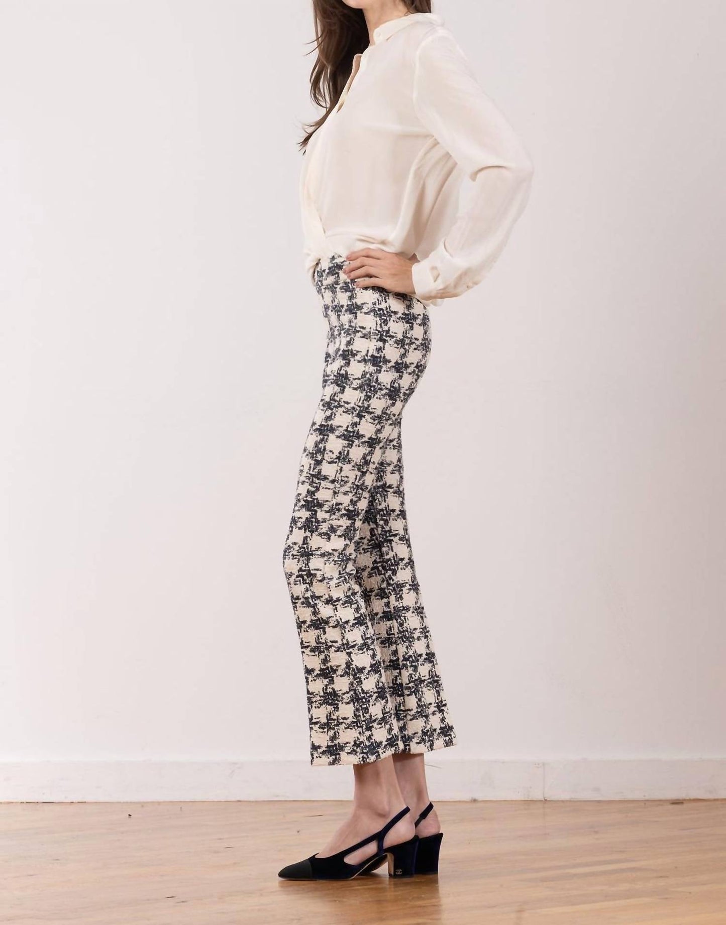Avenue Montaigne - Houndstooth Leo Pant