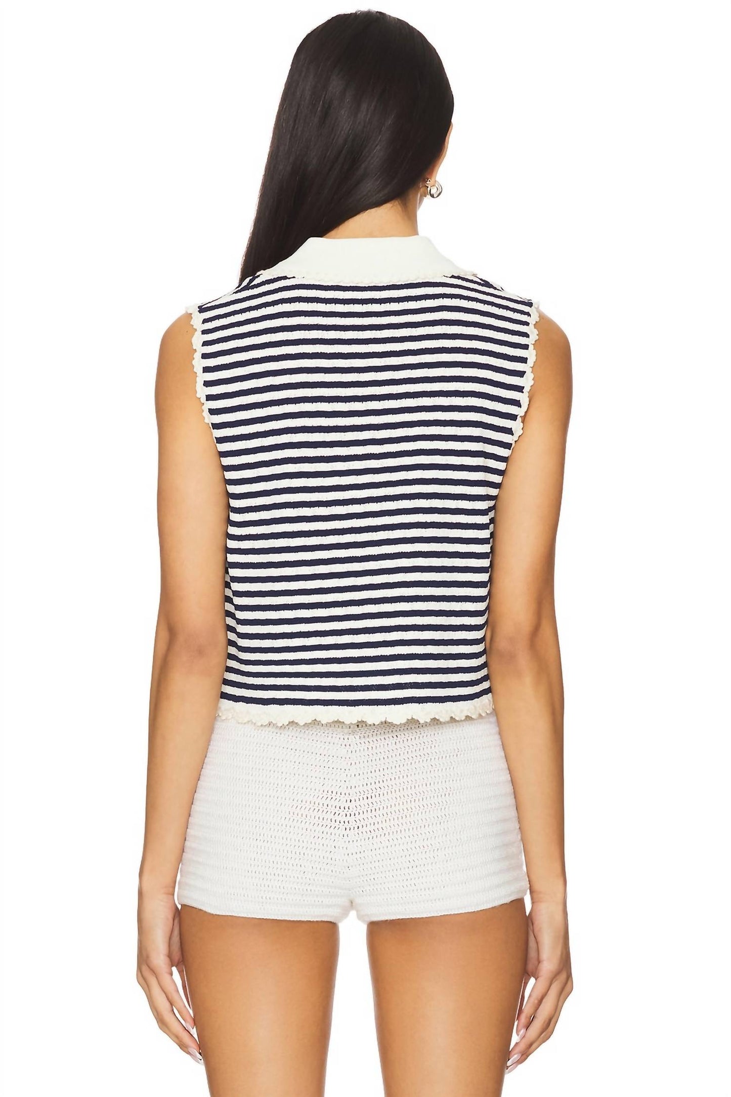 Sea - Addy Striped Knit Vest