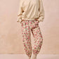 Bibi - Floral Printed Twill Pants